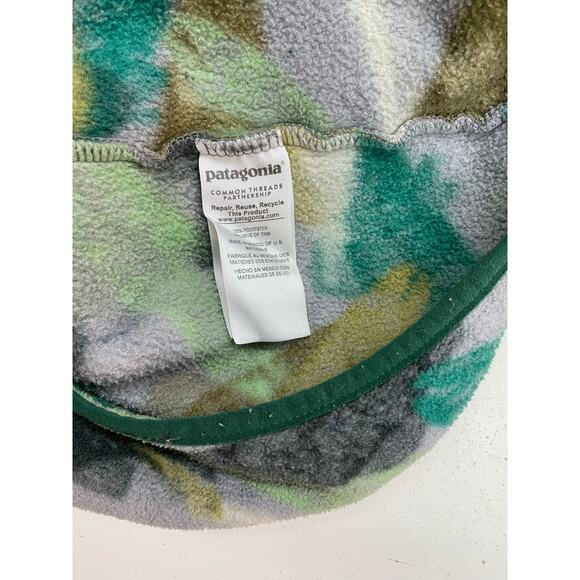 RARE Men Patagonia Synchilla Snap-T trout fish all-over graphic fleece pullover - Picture 5 of 6